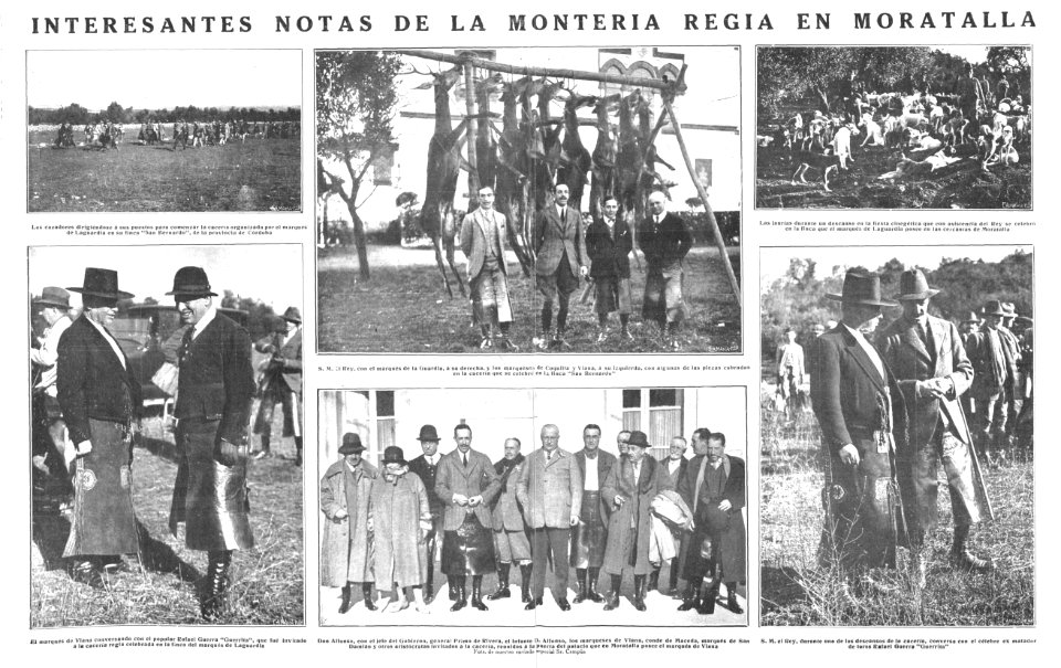 Interesantes notas de la montería regia de Moratalla