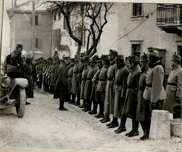 Inspektion des Edelweißkorps durch Exzellenz Conrad von Hötzendorf, in Folgaria (BildID 15624436)
