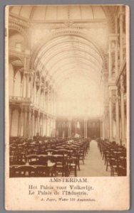 Interieur van het Paleis voor Volksvlijt, Frederiksplein 56