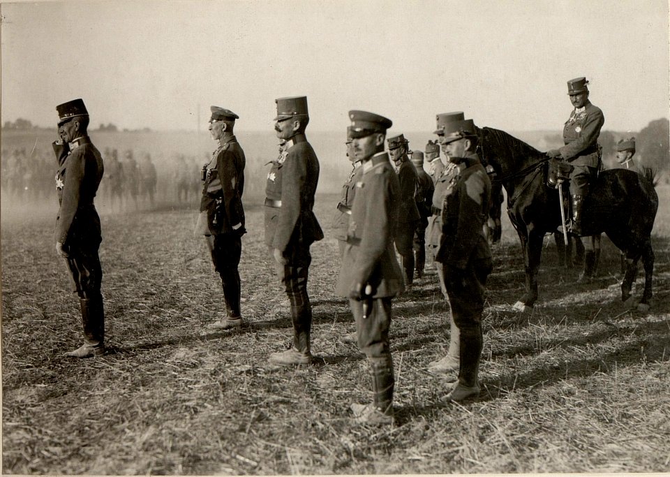 Inspizierung der k.u.k.55.Inftr.Dion d.GO.Böhm-Ermolli. (BildID 15532318)