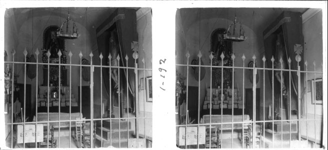Interior d'una capella al Carmel