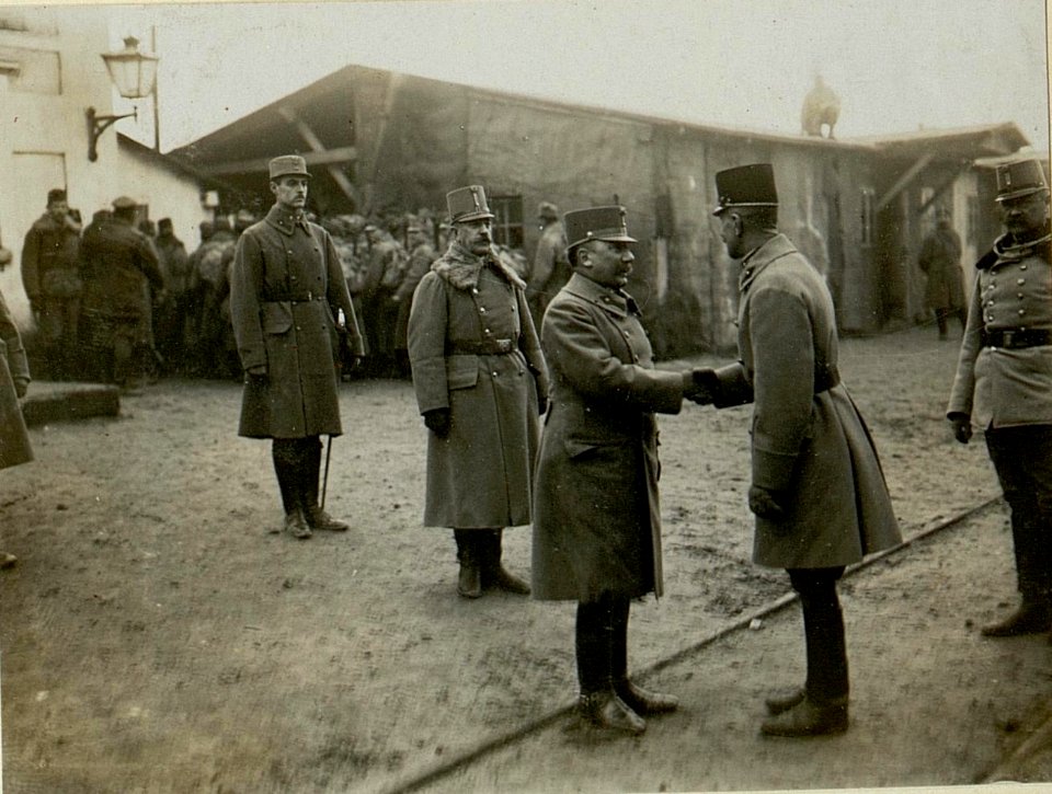 Inspizierung durch Generaloberst Böhm-Ermolli in Hinowice. (BildID 15528017)