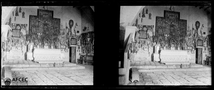 Interior de l'Ermita de Sant Valer