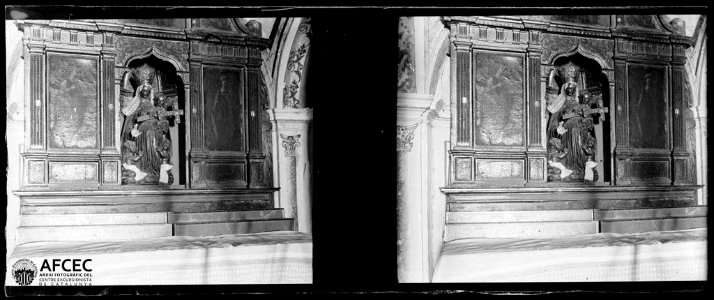 Interior d'una església de Morella