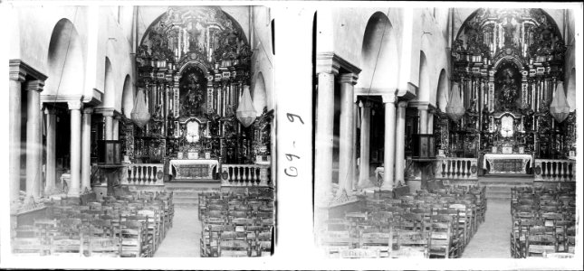 Interior de l'església d'Amer (SaP 069 09)