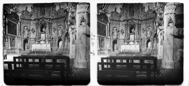 Interior de l ' ermita de Sant Sebastià