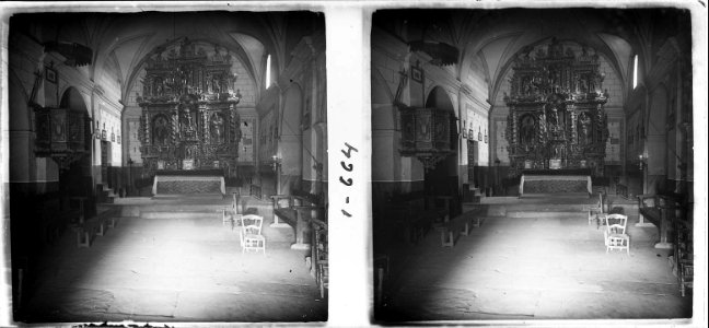 Interior de l'església de Fondarella