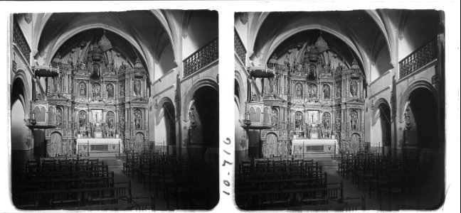 Interior de l'església de Jorba