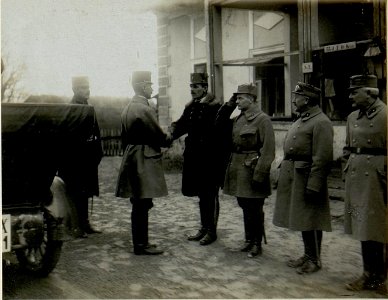 Inspizierung durch Generaloberst Böhm-Ermolli in Hinowice. (BildID 15528003)