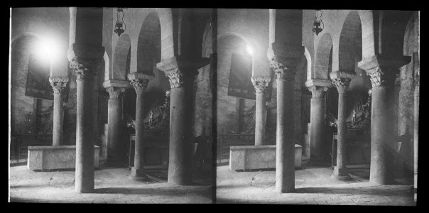 Interior de l'església de Sant Miquel de Terrassa