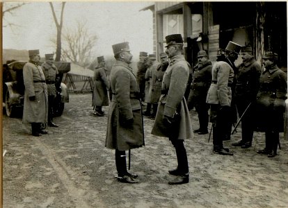 Inspizierung durch Generaloberst Böhm-Ermolli in Hinowice. (BildID 15528031)