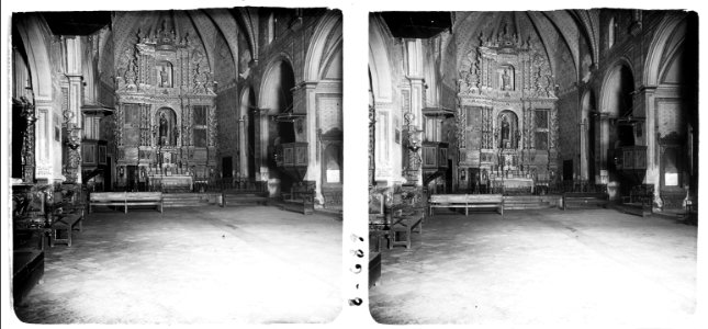 Interior de l'església de Vila-seca