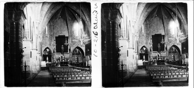 Interior de l'església parroquial