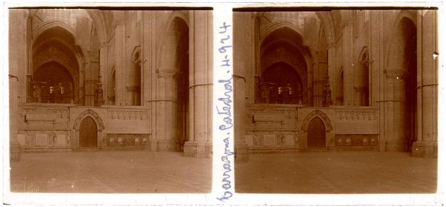 Interior de la catedral de Tarragona (AFCEC DEGOLLADA X 032)