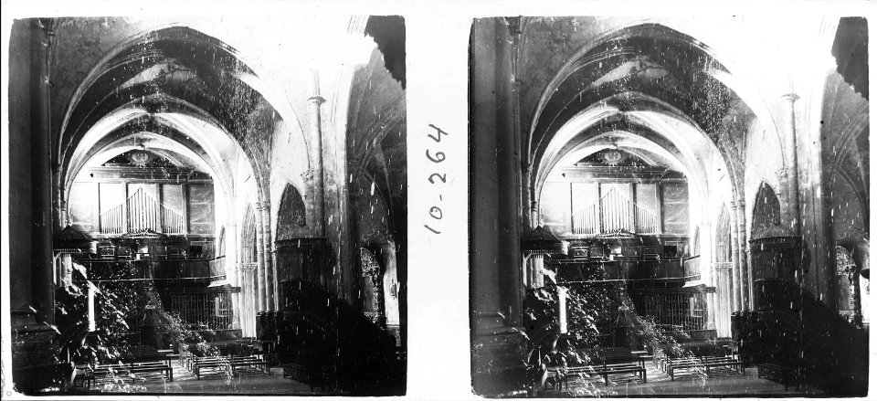Interior de l´església de Casp