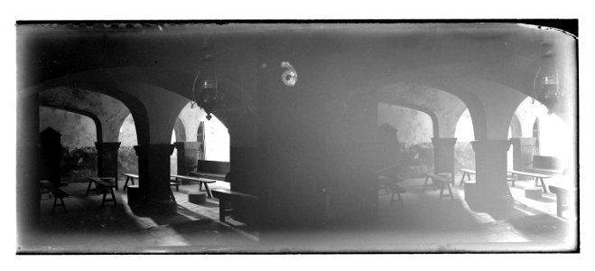 Interior de l’església de Santa Maria de la Tossa de Montbui (Vdr-24 6)