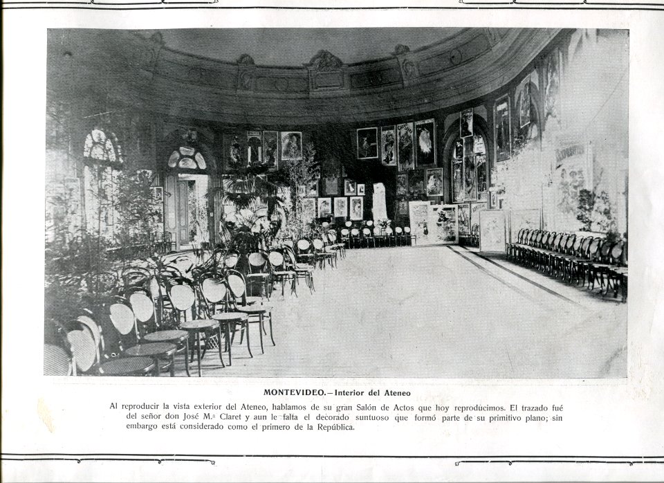 Interior del Ateneo - Montevideo