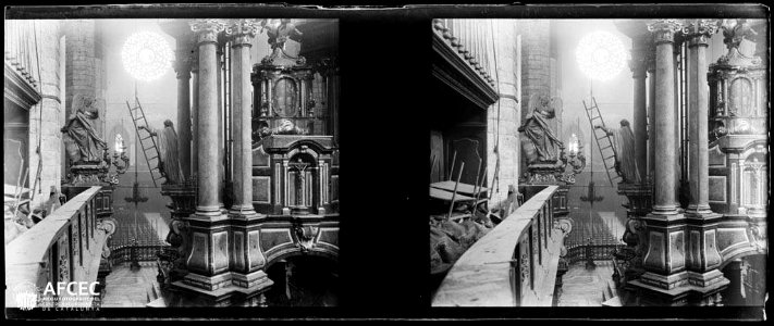 Interior de Santa Maria del Mar (AFCEC GAUSACHS B 01746)