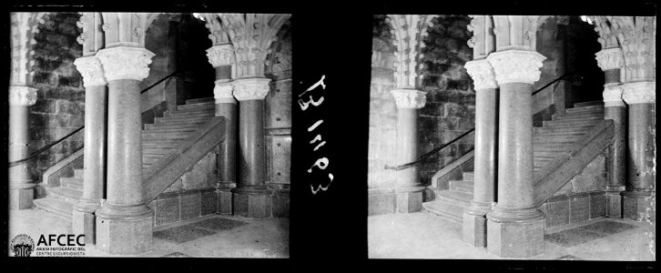 Interior del castell de Santa Florentina (AFCEC GAUSACHS B 01463)