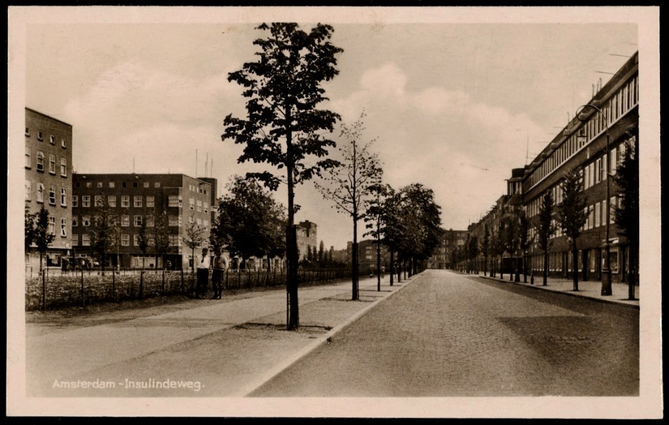 Insulindeweg. Uitgave J. Sleding, Amsterdam, Afb PRKBB00346000001