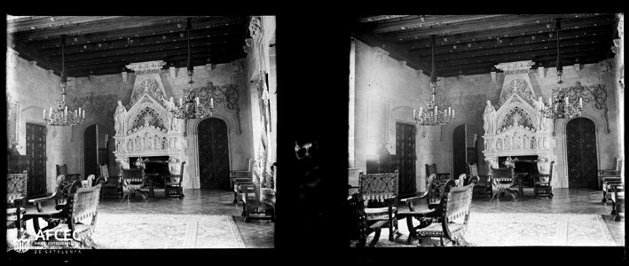 Interior del palau de la Generalitat (AFCEC GAUSACHS B 01558)