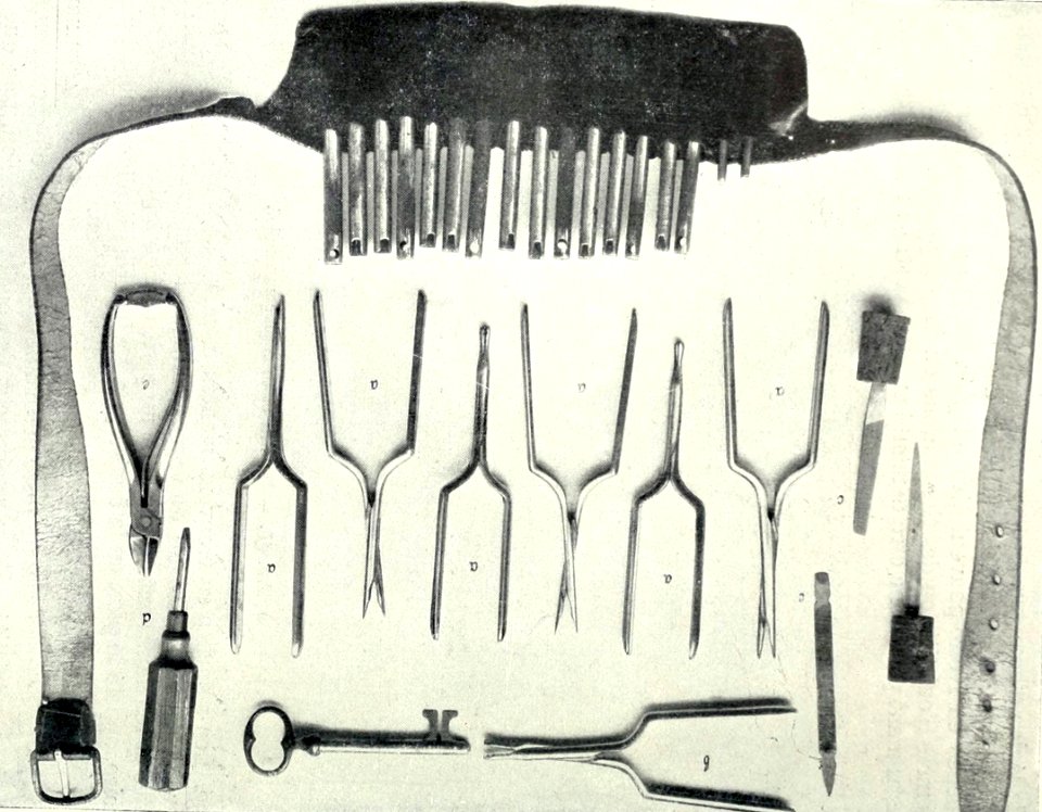 Instruments de travail d'un rat d'hôtel