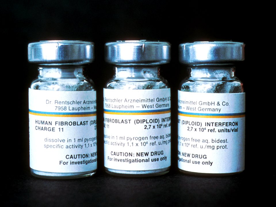 Interferon bottles