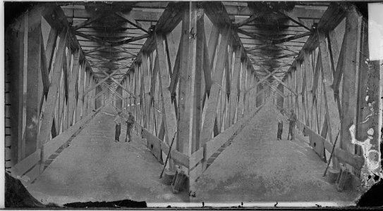 Interior of bridge over Tennessee River, Tenn - NARA - 529530