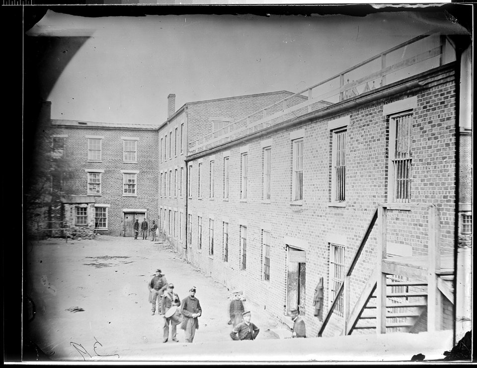 Interior of Castle Thunder, Petersburg, Va - NARA - 524738