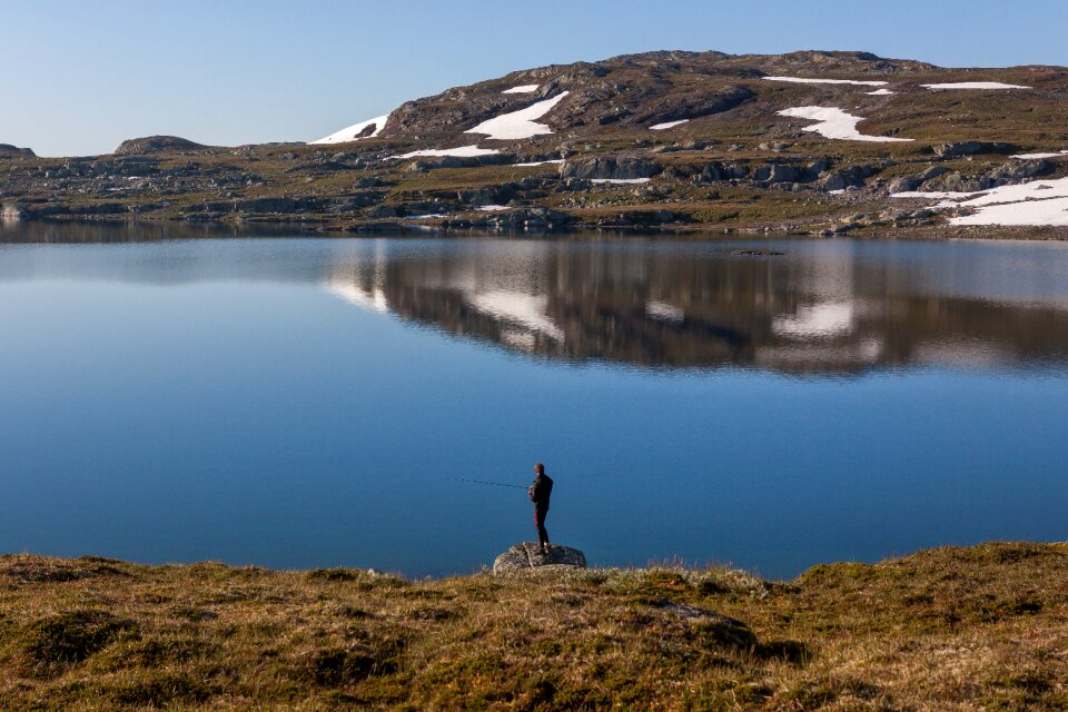 Landscape at the court of hardangervidda
