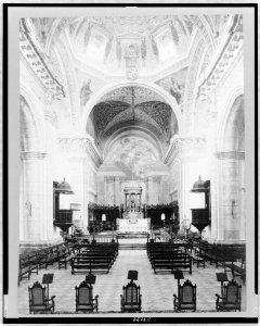 Interior of cathedral where Columbus was buried LCCN97517377