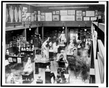 Interior of Fine Arts Building, Cotton States Exposition, Atlanta LCCN95511616