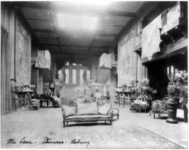 Interior of John R. McLean House, 1500 I St., N.W., Washington, D.C. - Staircase from across music room LCCN2001704503