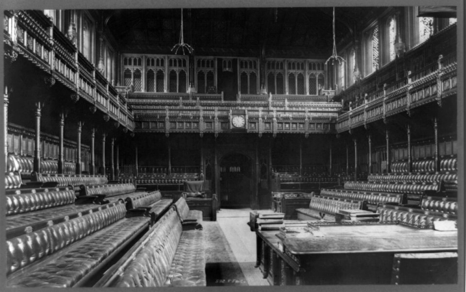 Interior of House of Commons (Parliament House), London, England) - F.F. & Co LCCN89713510
