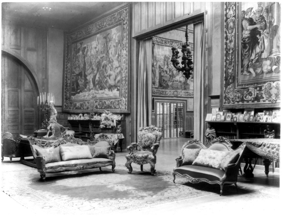 Interior of John R. McLean House, 1500 I St., N.W., Washington, D.C. - music room looking toward ballroom LCCN2001704504