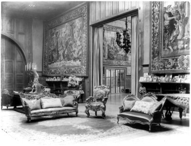Interior of John R. McLean House, 1500 I St., N.W., Washington, D.C. - music room looking toward ballroom LCCN2001704504