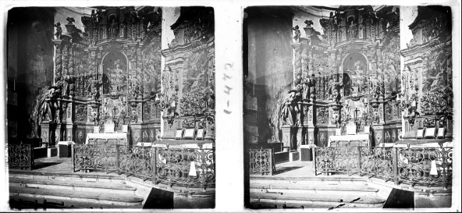 Interior de l'església de la Pobla de Lillet