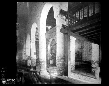 Interior de l'església de Sant Climent de Taüll (AFCEC MAS C 1398)