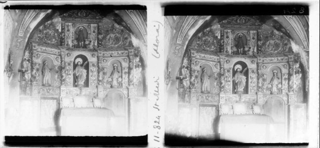 Interior de l ' ermita de Sant Medir a Llorà
