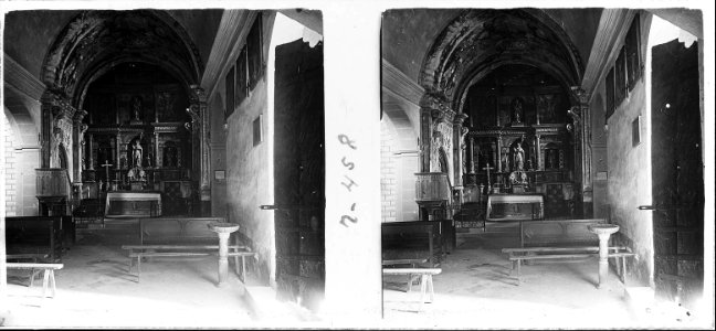Interior de l'església de Sant Pau a Casserres
