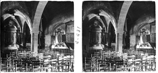 Interior de l'església de Parets del Vallès