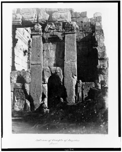 Interior of Temple Jupiter. Front LCCN93500471