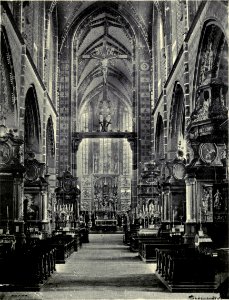 Interior of St Mary's Church (Cracow - Lepszy, page 93 crop)