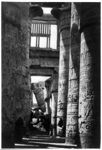 Interior of the Hall of Columns, Karnac (Egypt) LCCN2002706153