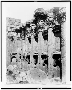 Interior of Temple Jupiter. Side - Bonfils. LCCN93500472