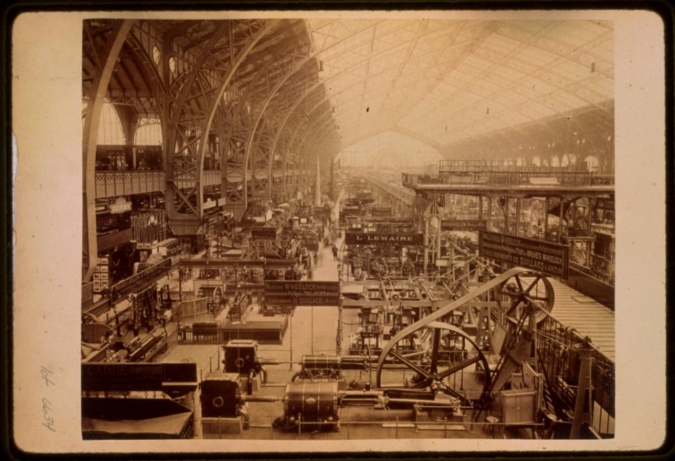 Interior of the Gallery of Machines, Paris Exposition, 1889 LCCN91725851