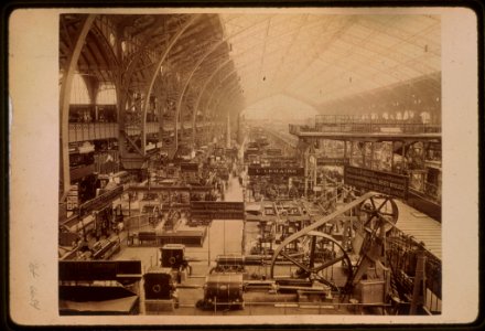 Interior of the Gallery of Machines, Paris Exposition, 1889 LCCN91725851