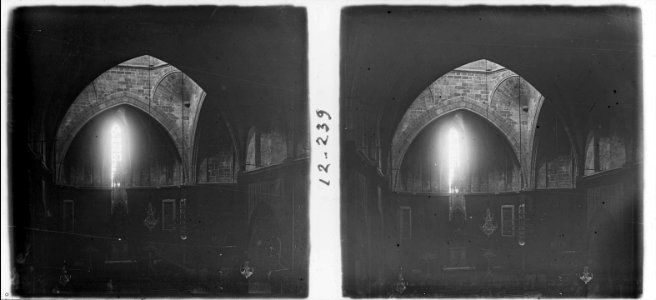 Interior de la cúpula de l´església parroquial