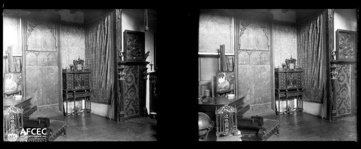 Interior de l'estudi Masriera (AFCEC GAUSACHS B 01563)