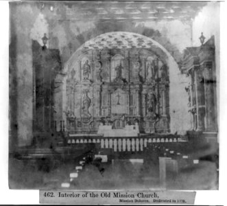 Interior of the Old Mission Church, Mission Dolores - Dedicated in 1776 LCCN2002724180